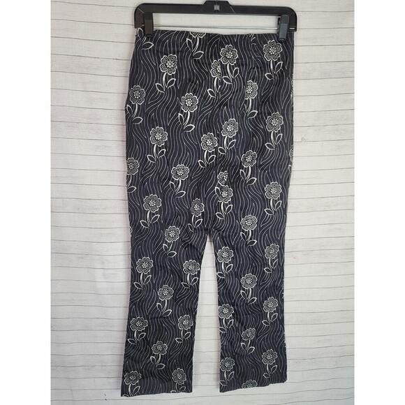 TUCKERNUCK PRINTED ANKLE TROUSER PANTS, SZ MEDIUM - Picture 8 of 16